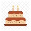 Cake Birthday Desserts Icon