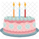 Cake Birthday Baked Icon