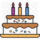 Cake Icon Birthday Holiday Icon