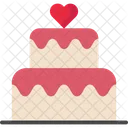 Valentine Cake Birthday Icon