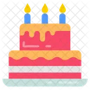 Cake Birthday Cake Bakery Item Icon