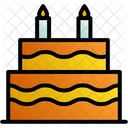 Cake Holiday Vector Icon
