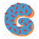 Cake And Donnuts G Alphabet  Icon