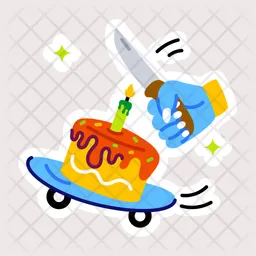 Cake Cutting  Icon