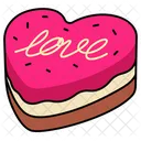 Cake Heart Love Cake Love Icon