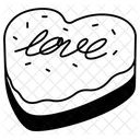 Cake Heart Love Love Valentine Icon