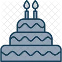 Cake Birthday Candles Icon