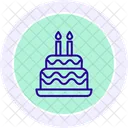 Cake Color Circle Icon Icon