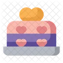 Cake Wedding Cake Valentines Day Icon