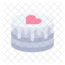 Cake Icon Heart Love Icon