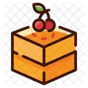 Cake Slice Cream Icon