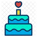 Birthday Cake Celebration Wedding Cake Icon
