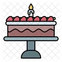 Cake Brownies Birthday Icon