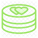 Cake Hearts Love Icon