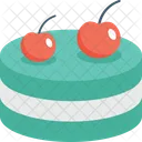 Cake Cherry Dessert Icon