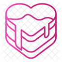 Cake Love Valentine Icon