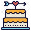 Cake Love Valentine Icon