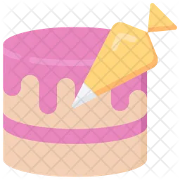 Cake piping  Icon