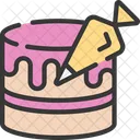 Cake Piping Baked Cooking Icon