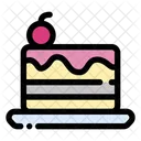 Cake Slice Dessert Celebration Icon