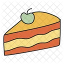 Cake Slice Edible Cake Piece Icon