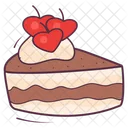 Cake Slice Cream Cake Dessert Icon