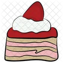 Cake Slice Strawberry Cake Cake Piece Icon