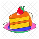 Cake Slice Pie Slice Cake Piece Icon