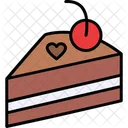 Cake Slice Cake Slice Sweet Food Bakery Pastry Birthday Piece Pie  Icon