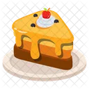 Cake Slice Pastry Sweet Icon