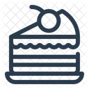Cake Slice Dessert Portion Icon