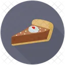 Cake Slice Cake Piece Chocolate Fudge Icon