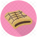 Cake Slice Cake Piece Chocolate Fudge Icon