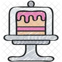 Cake Stand Cakes Baked Icon