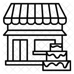 케이크 가게  아이콘