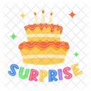 Cake Surprise Birthday Surprise Birthday Cake Icon