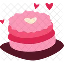 Cake With Heart  Icon