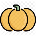 Calabaza Fruta Halloween Icono