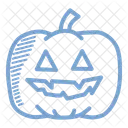 Calabaza Halloween Linterna Icono