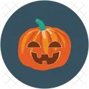 Calabaza Halloween Escalofriante Icono