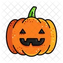 Halloween Calabaza Linterna Icono