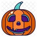 Calabaza Fruta Halloween Icono