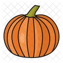 Calabaza Halloween Fresco Icono