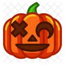 Calabaza Halloween Contra Icono