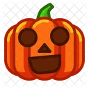 Calabaza Halloween Contra Icono