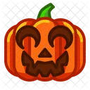 Calabaza Halloween Contra Icono