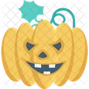 Calabaza Aterrador Temeroso Icono