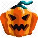 Calabaza Halloween Miedo Icono