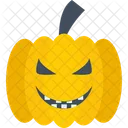 Calabaza Aterrador Temeroso Icono