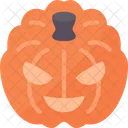 Calabaza Tallada Halloween Icono